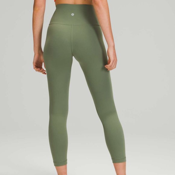lululemon athletica Pants - Wunder Train High-Rise Tight 25" Green Twill